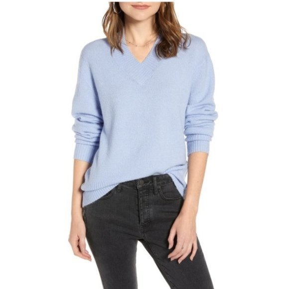 Treasure & Bond Cozy V-Neck Sweater - Picture 1 of 5